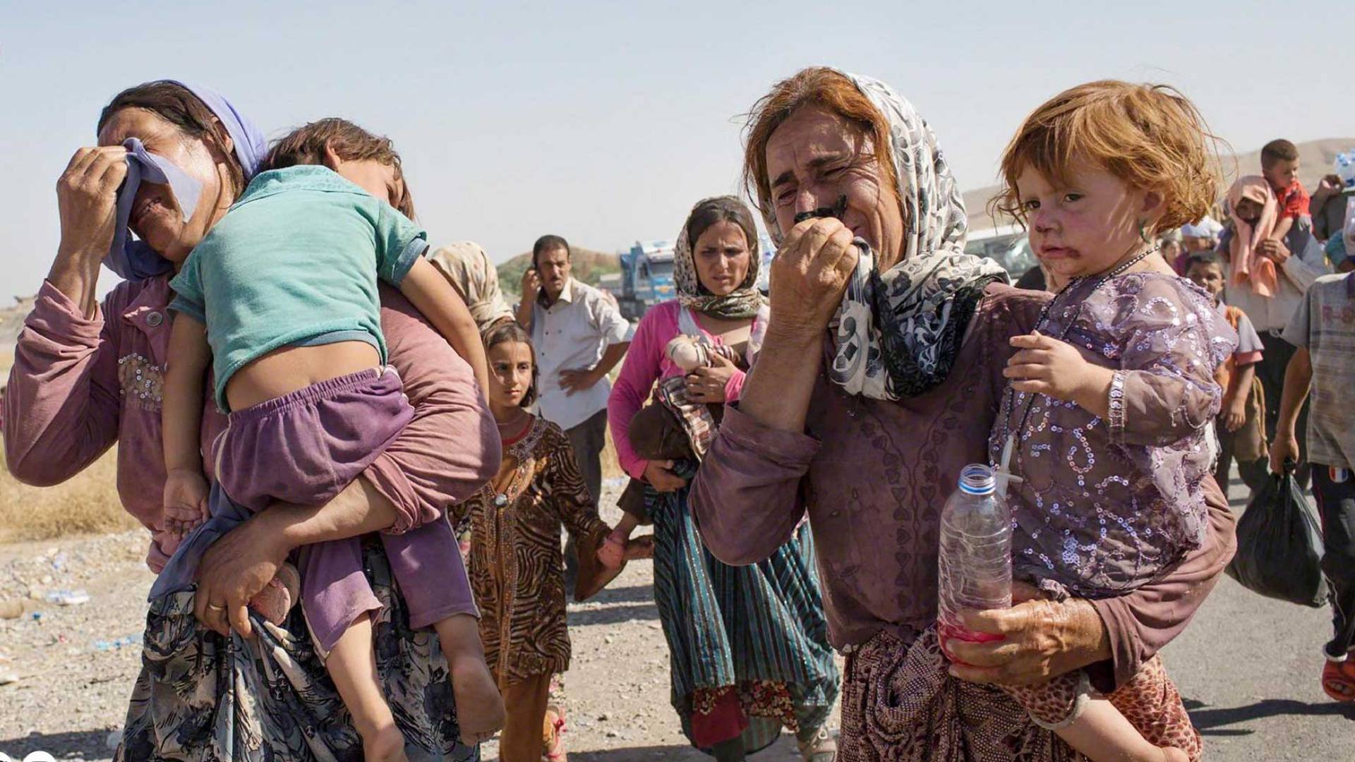 As they tried to flee ISIS, thousands of Yazidis got stuck in the Shingal highlands.